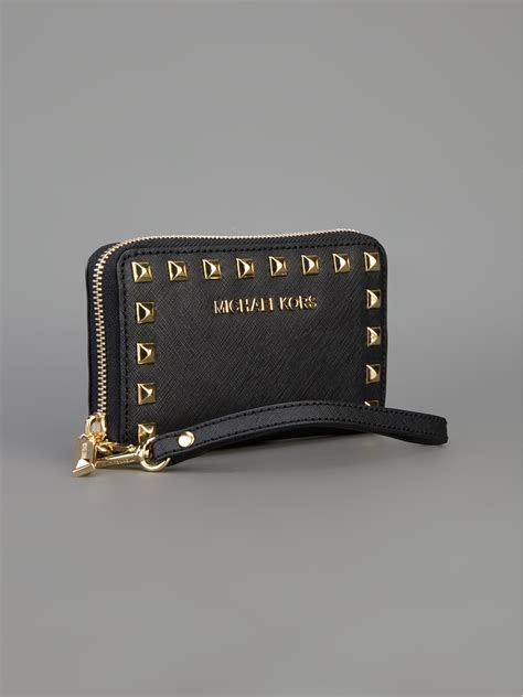 michael kors large wristlet|Michael Kors wristlet wallet black.